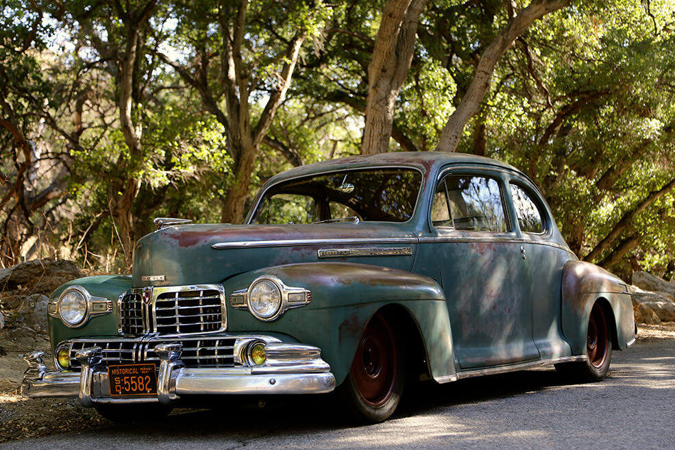 1946 Lincoln Club Coupe Derelict